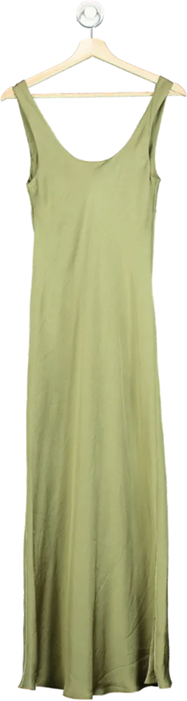 Cambra Styles Olive Green Maxi Dress UK 8