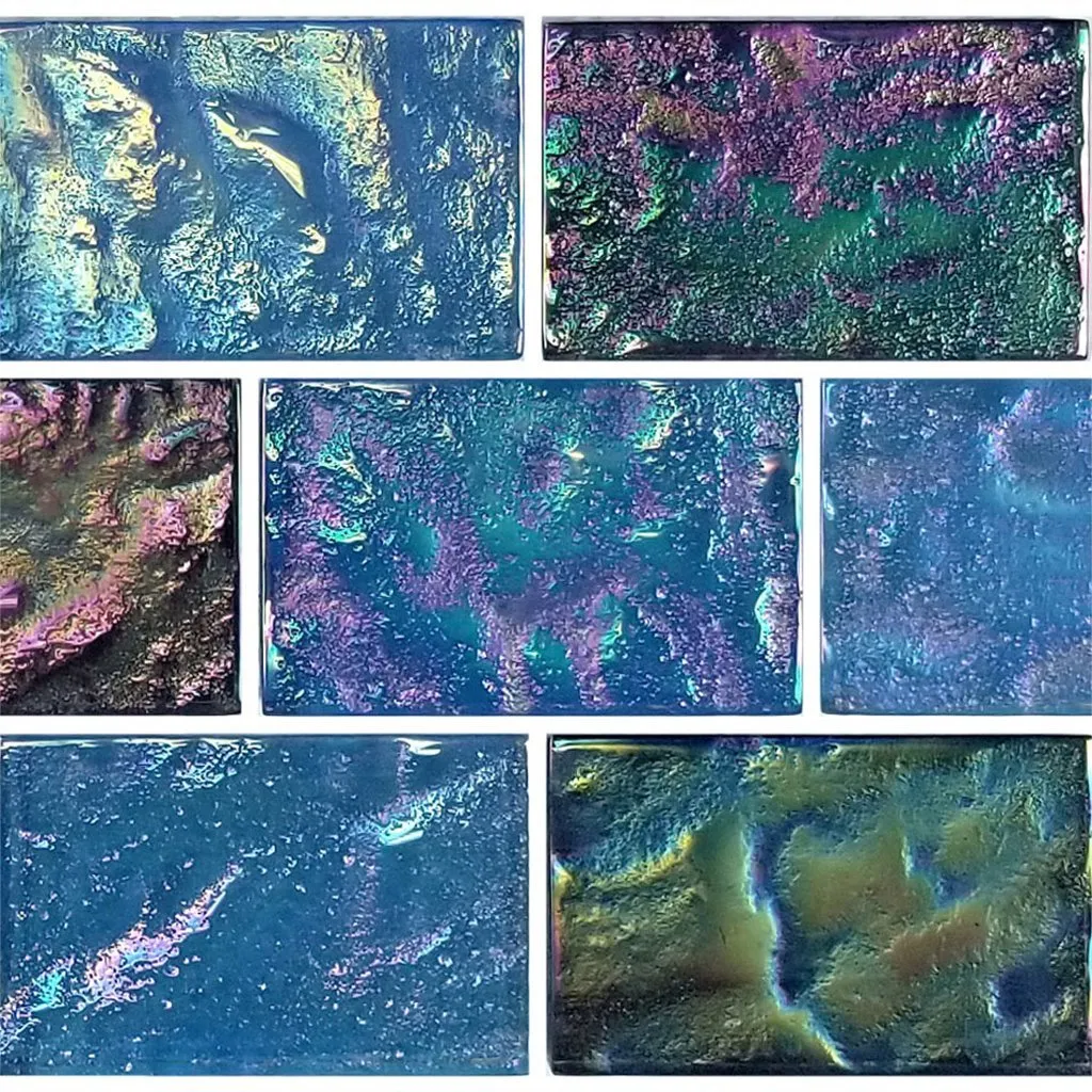 Dark Blue Blend, 2" x 3" - Glass Tile