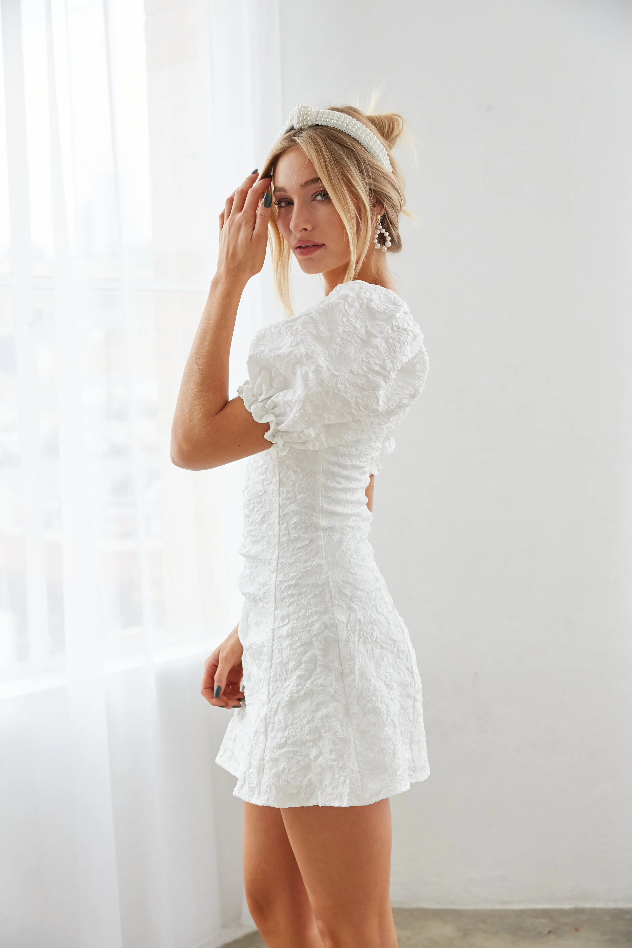 Emerson Puff Sleeve Mini Dress