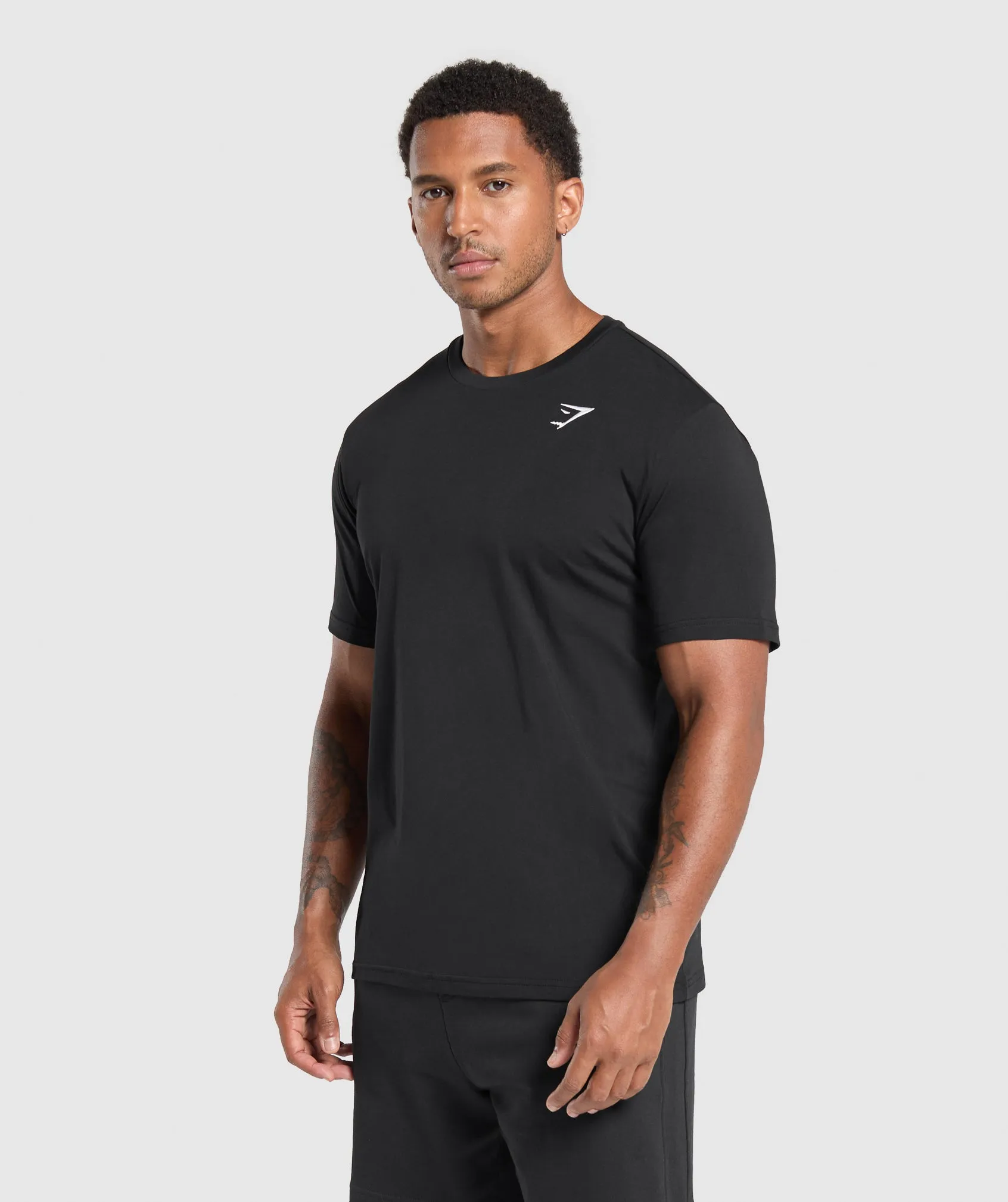 Gymshark Crest T-Shirt - Black