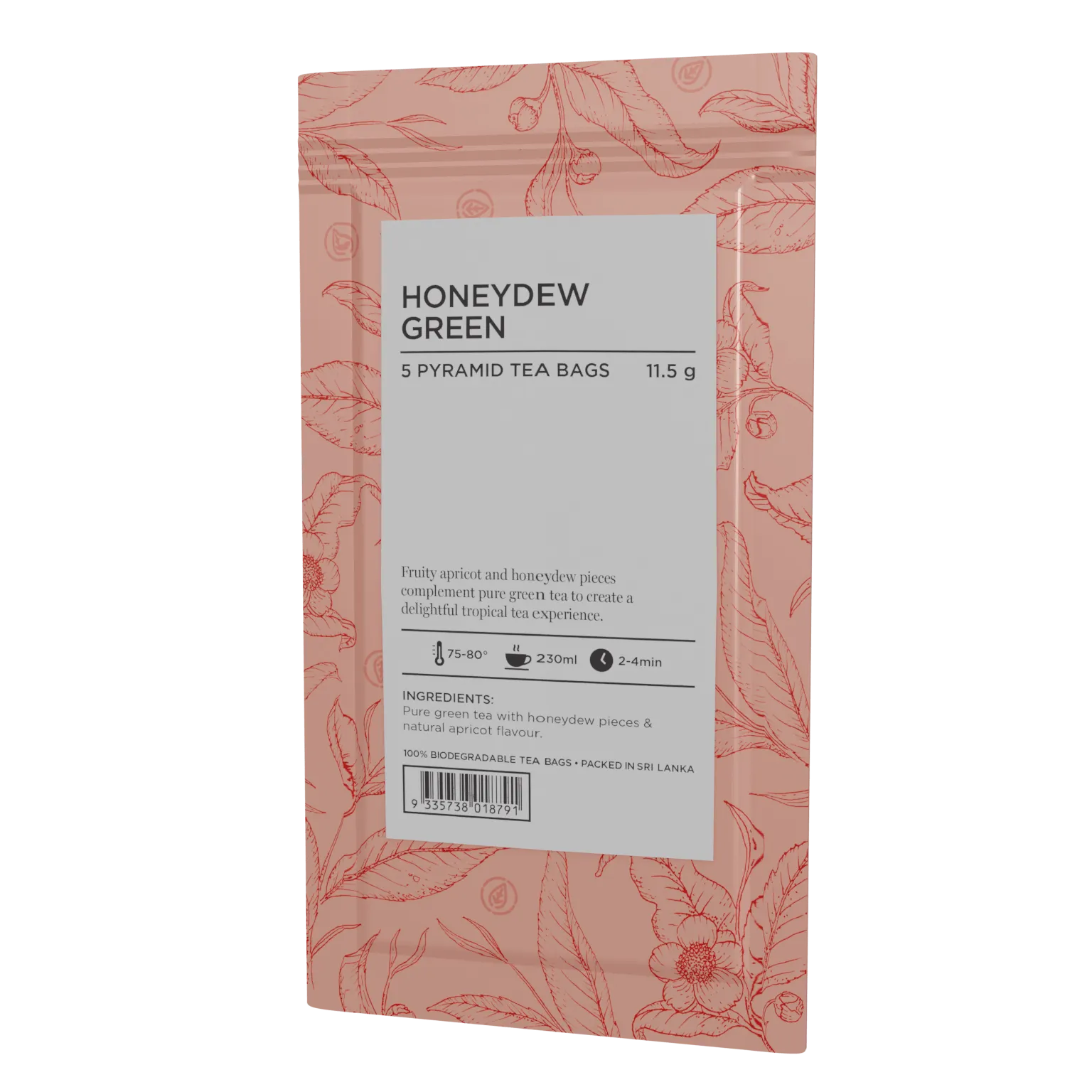Honeydew Green Pyramid Tea Bags