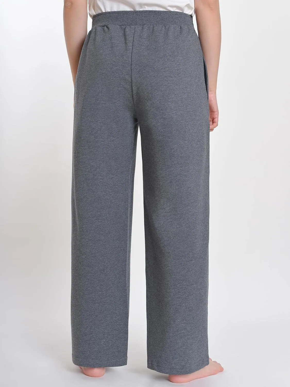 Latuza Women's Petite Wide Leg Lounge Pants Loose Fit Cotton Pants
