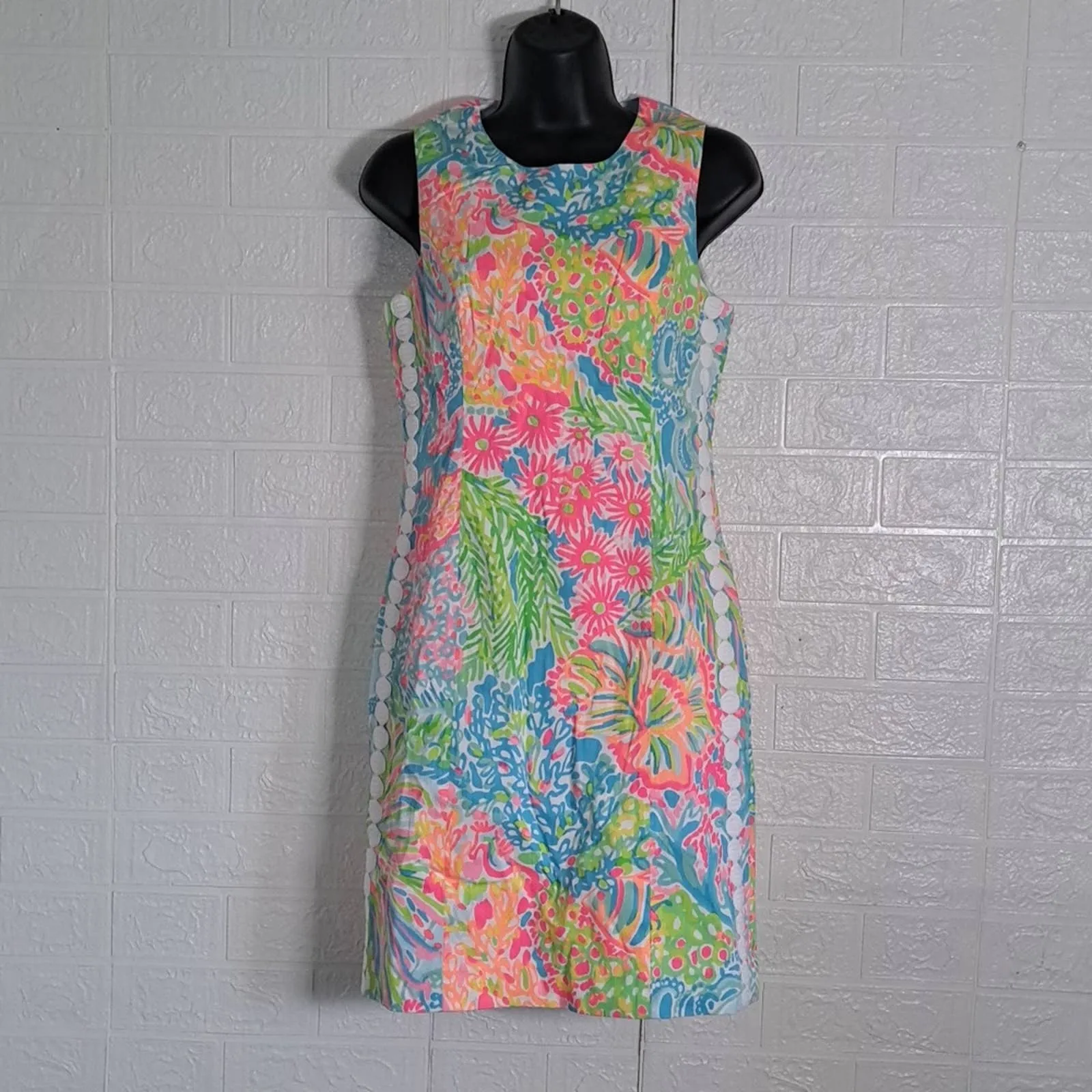Lilly Pulitzer Mila Stretch Shift dress in Lover's Coral
