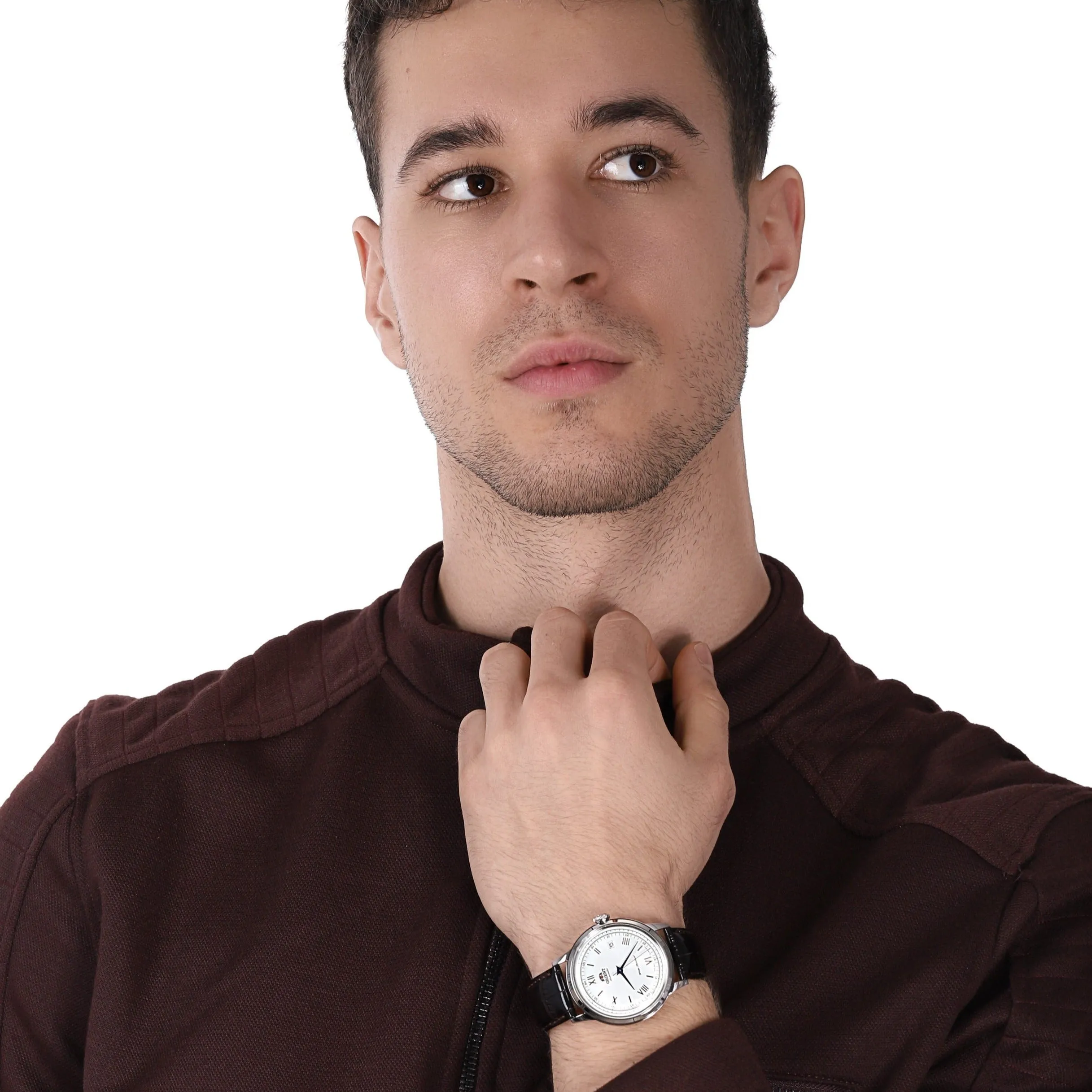 2nd Generation Orient Bambino Mens Elegant Brown Watch TAC00009W0
