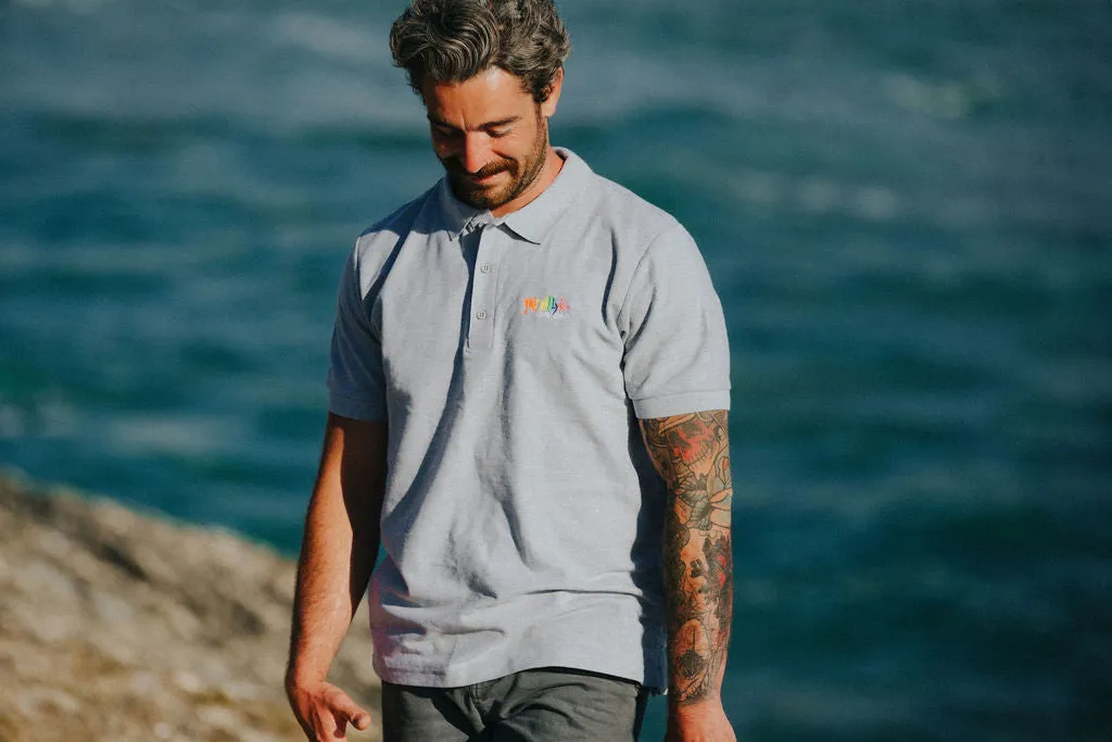 Polo Shirt Heather Grey
