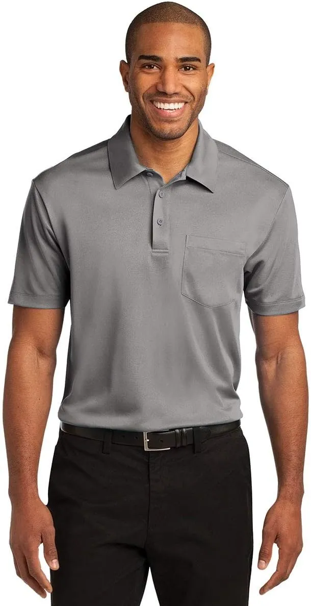 Port Authority Silk Touch Performance Pocket Polo