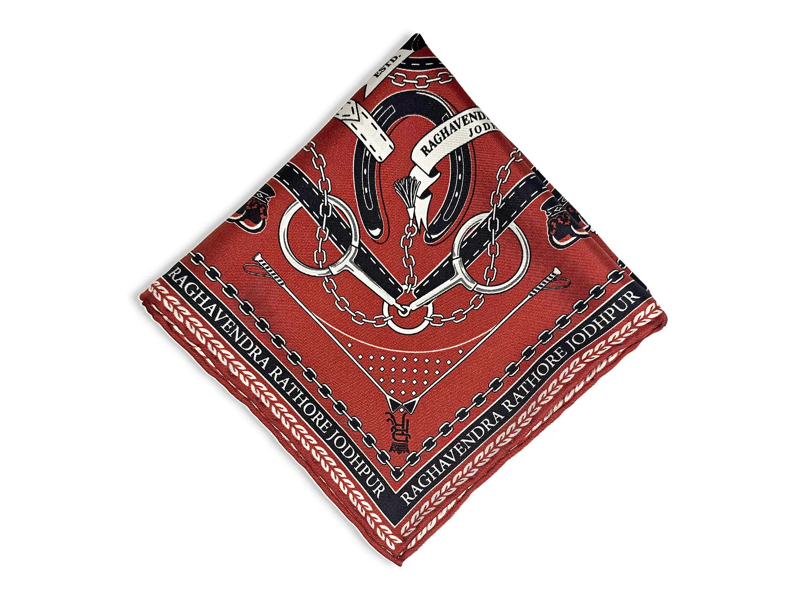SADDLE & SILK SYMPHONY POCKET SQUARE