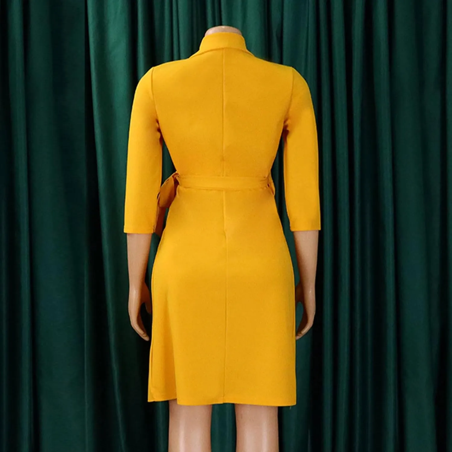 Womens Asymmetric Blazer Dress Pleated Wrap Dress Ladies Elegant Casual Work Office Events Blazer Dresses Outfits